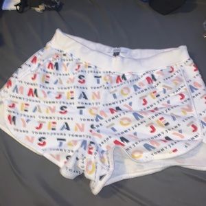 Tommy Hilfiger Women's Running Shorts Cotton White